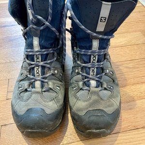 Salomon Waterproof Hiking Boots Men's 8 Womens 9.5/10